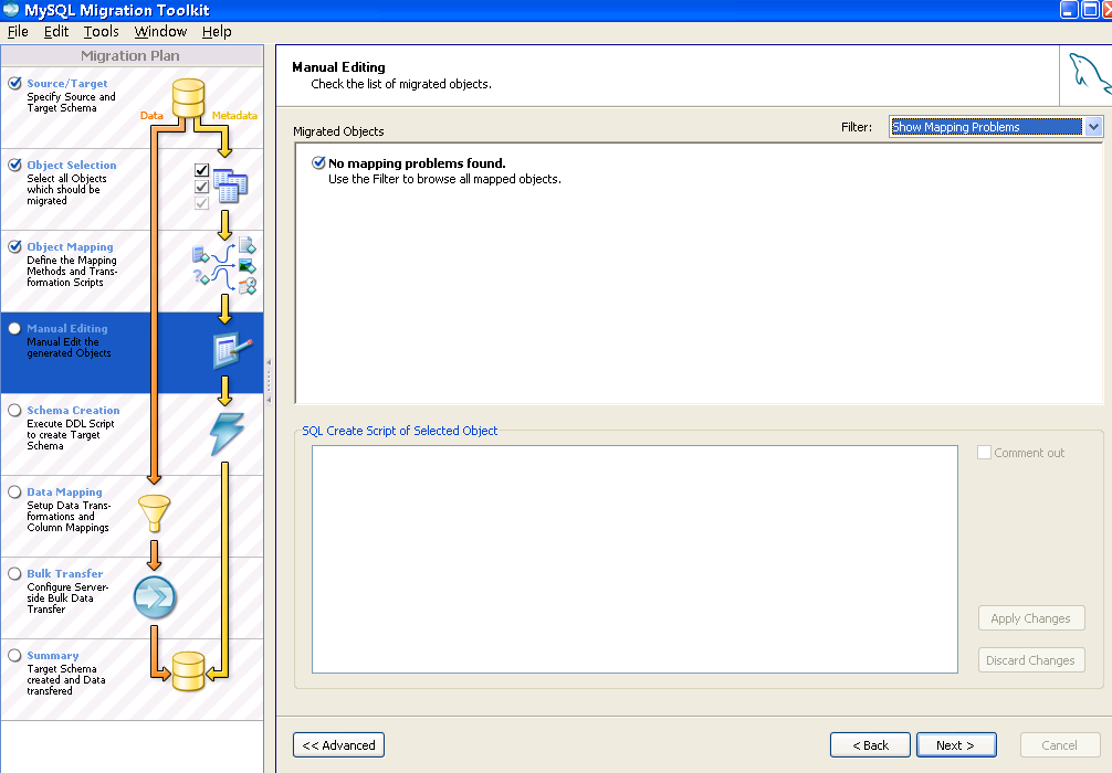 MsSQL转化成MySQL – MySQL Migration Toolkit